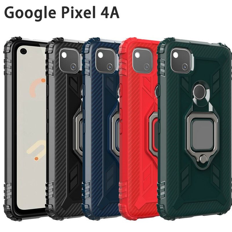 Case Google Pixel 4a Rengas Ja Hiilikuitu