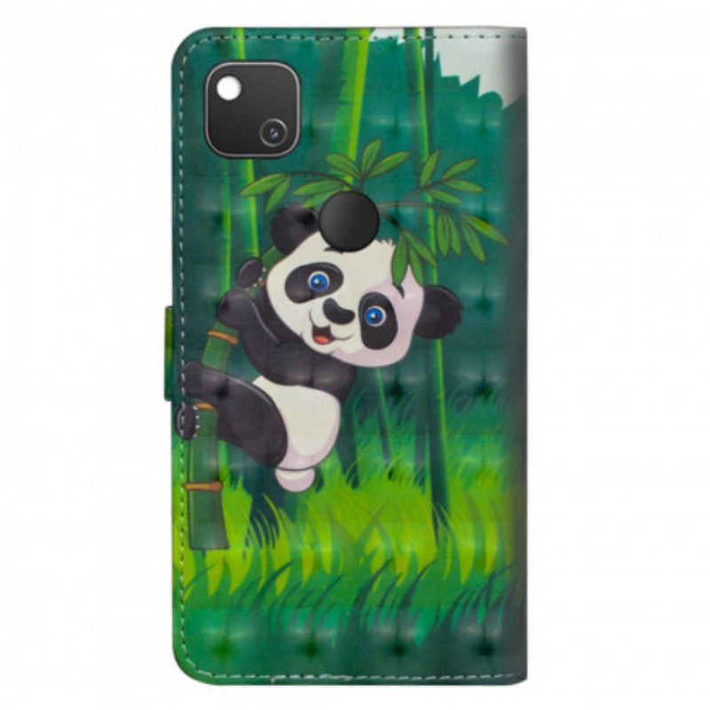 Kotelot Google Pixel 4a Panda Ja Bamboo