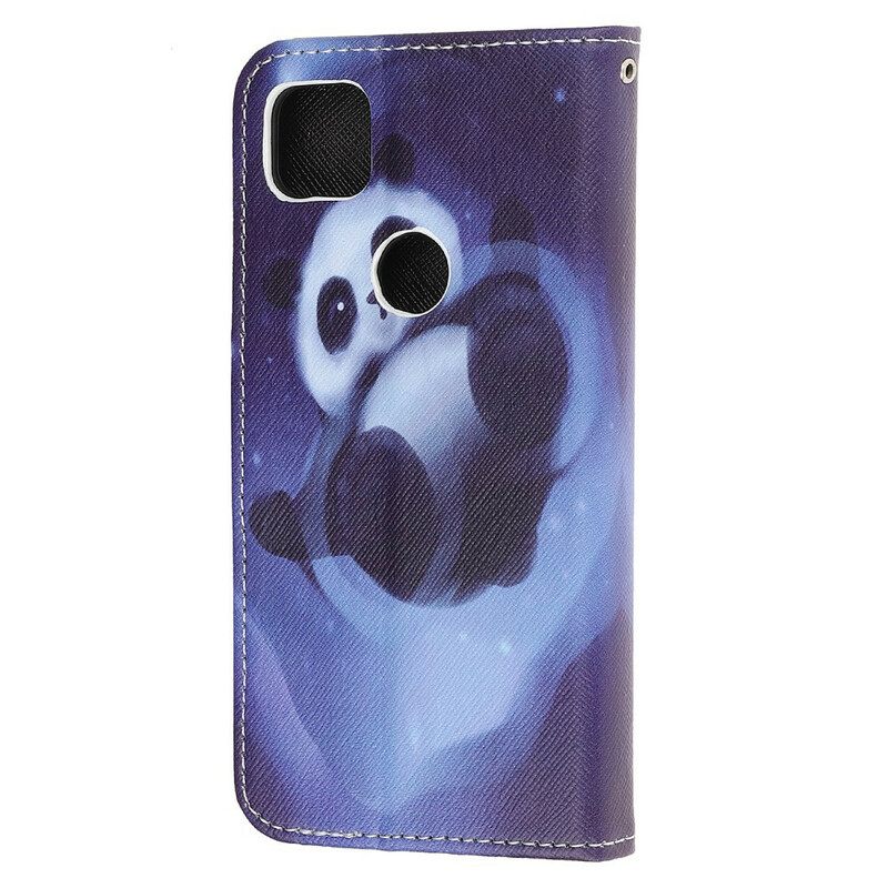 Kotelot Google Pixel 4a Suojaketju Kuori Panda Space Lanyard