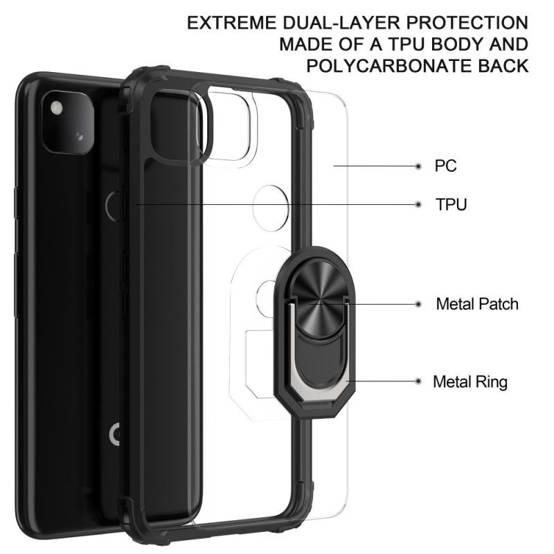 Kuori Google Pixel 4a Akryylivahvisteiset Kulmat