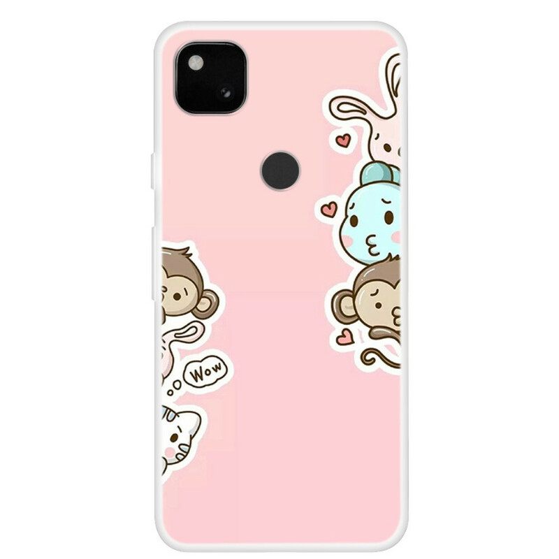 Kuori Google Pixel 4a Animals Vau