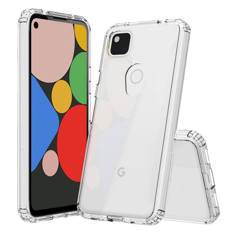 Kuori Google Pixel 4a Läpinäkyvä Ja Akryyli