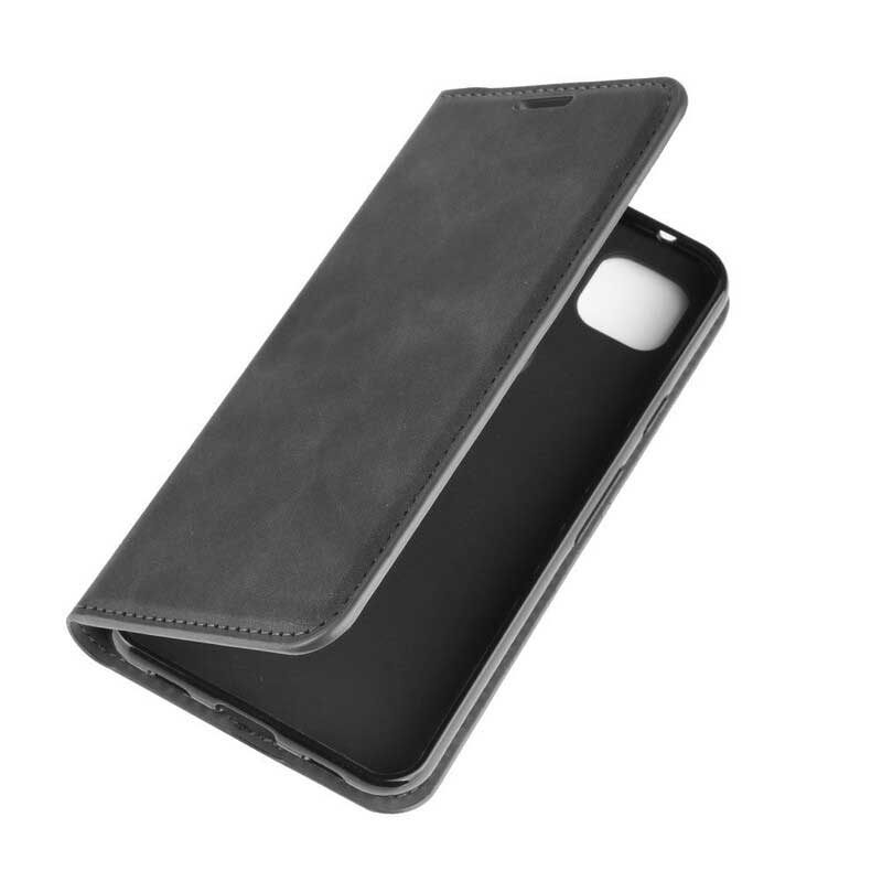 Puhelinkuoret Google Pixel 4a Kotelot Flip Silk Soft Leather Effect