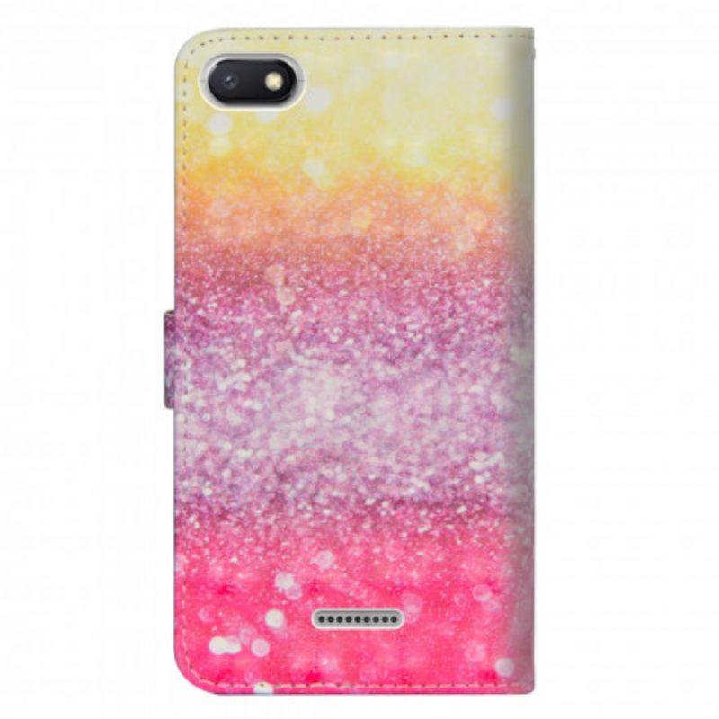 Kotelot Xiaomi Redmi 6A Magenta Glitter Gradient