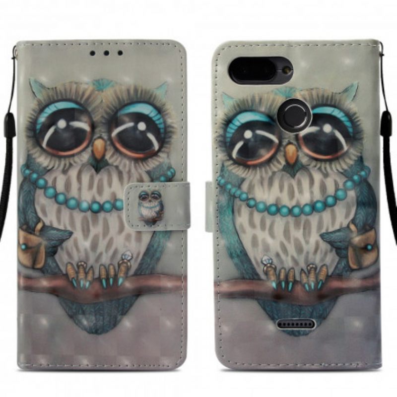 Kotelot Xiaomi Redmi 6A Neiti Owl