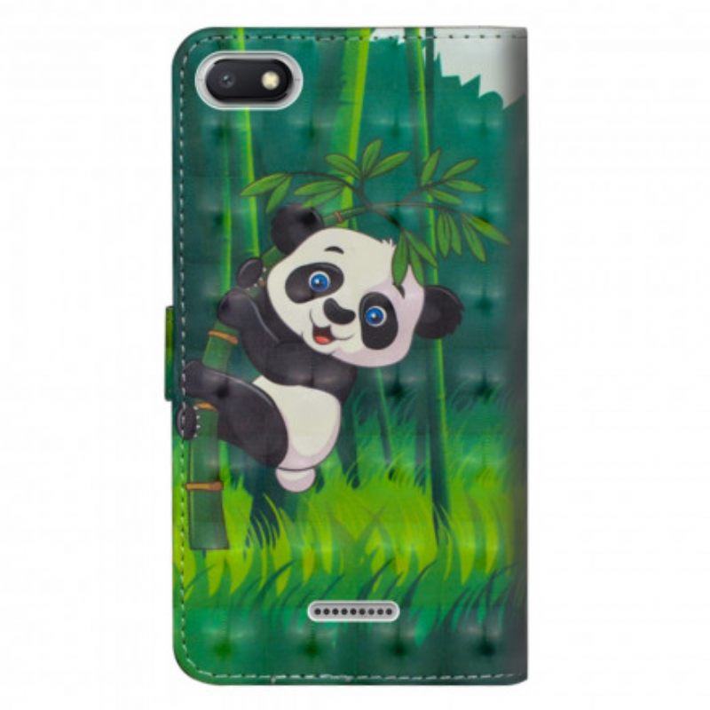 Kotelot Xiaomi Redmi 6A Panda Ja Bamboo