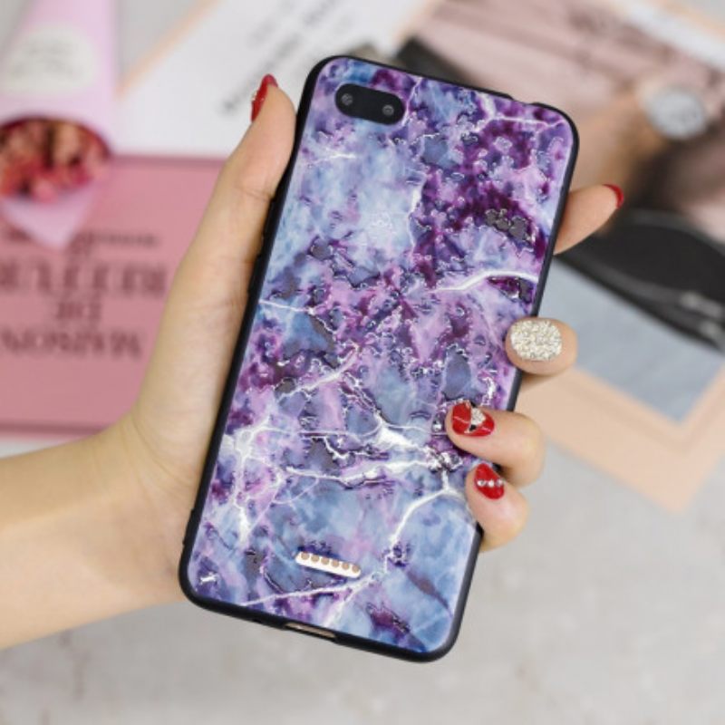 Kuori Xiaomi Redmi 6A Purple Marble