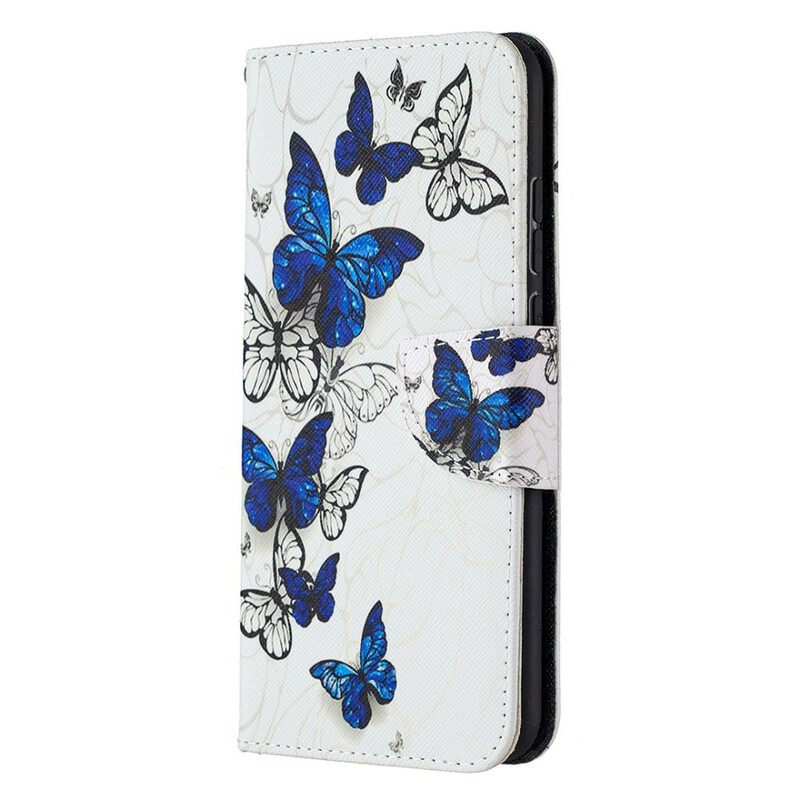 Nahkakotelo Honor 9X Lite Butterflies Kings