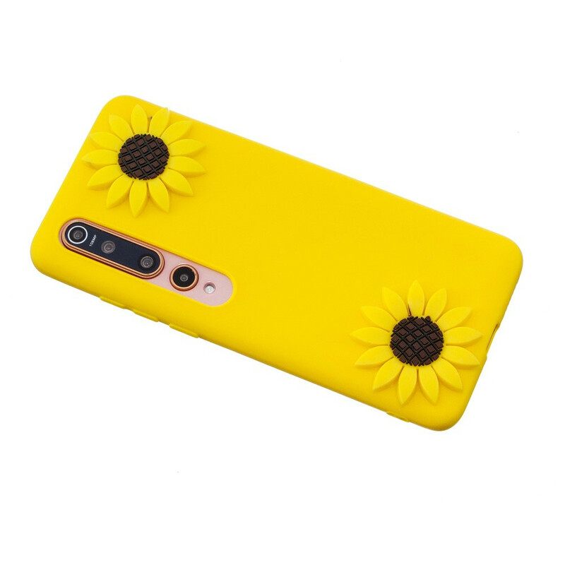 Case Xiaomi Mi 10 / 10 Pro 3d Auringonkukat