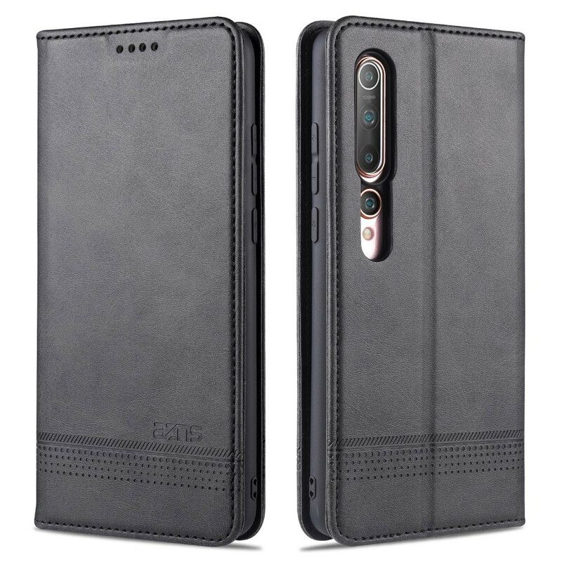 Puhelinkuoret Xiaomi Mi 10 / 10 Pro Kotelot Flip Style Leather Azns