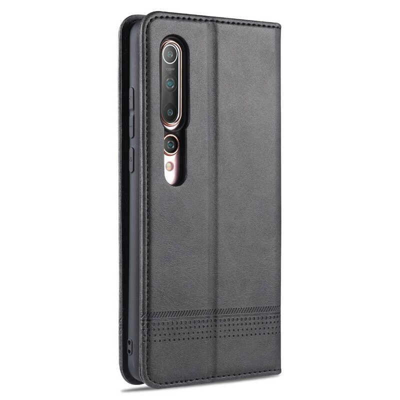 Puhelinkuoret Xiaomi Mi 10 / 10 Pro Kotelot Flip Style Leather Azns