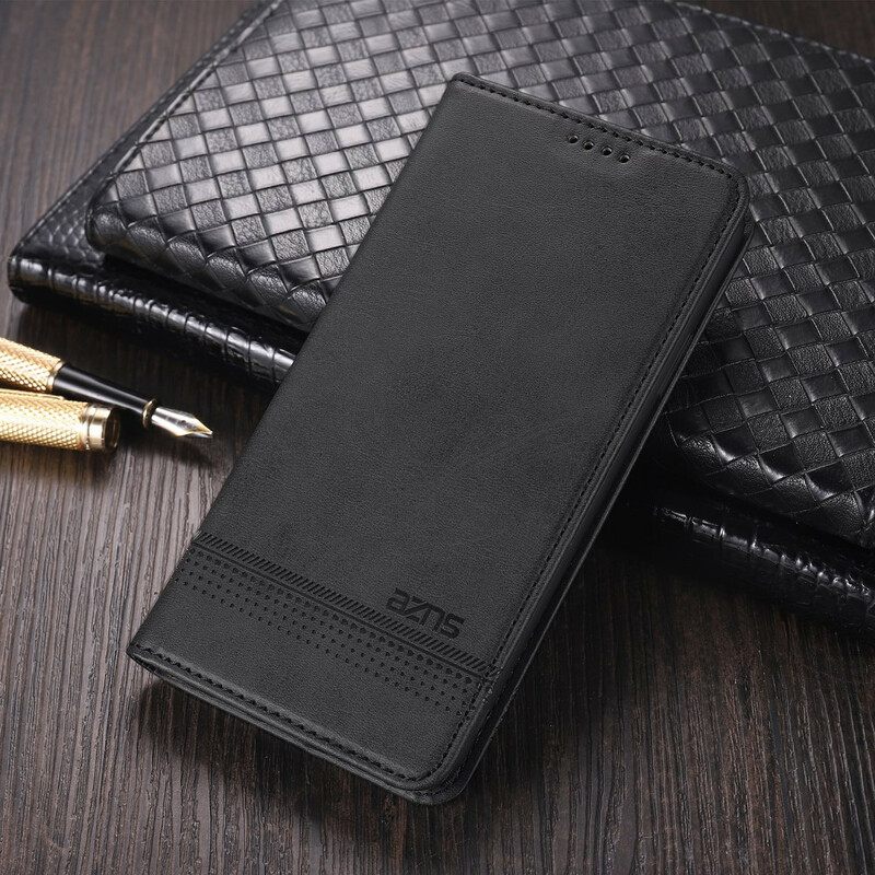 Puhelinkuoret Xiaomi Mi 10 / 10 Pro Kotelot Flip Style Leather Azns