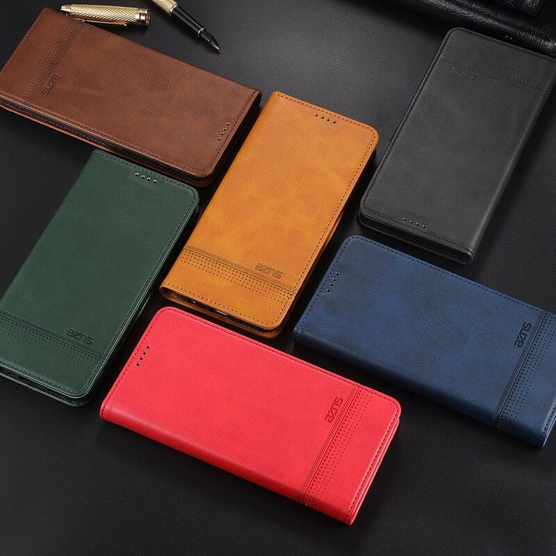 Puhelinkuoret Xiaomi Mi 10 / 10 Pro Kotelot Flip Style Leather Azns