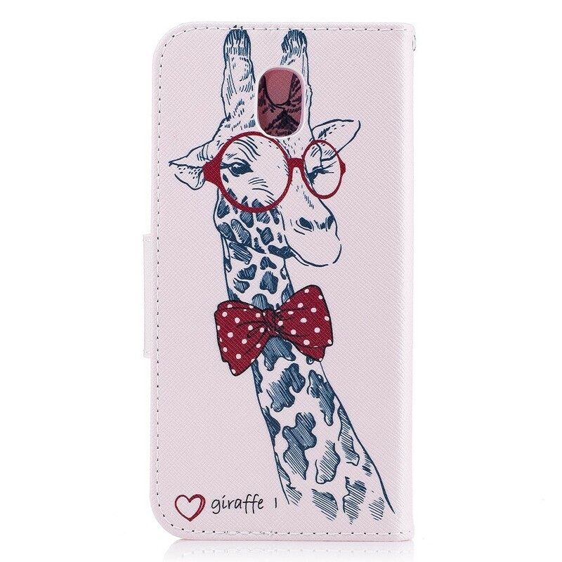 Kotelot Samsung Galaxy J3 2017 Brainy Giraffe