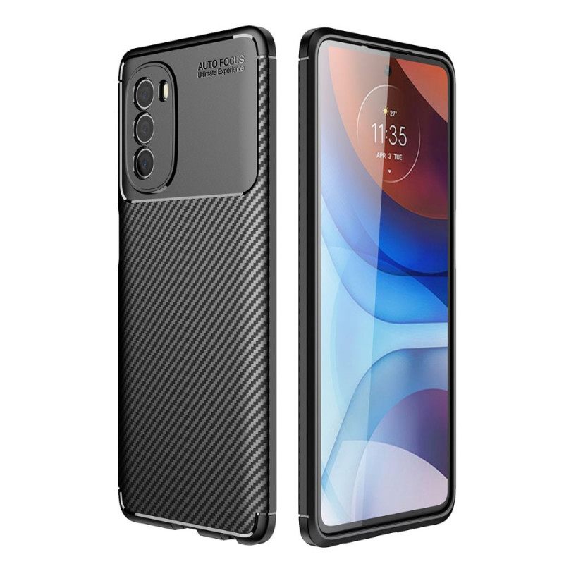 Case Moto G51 5G Joustava Hiilikuitu