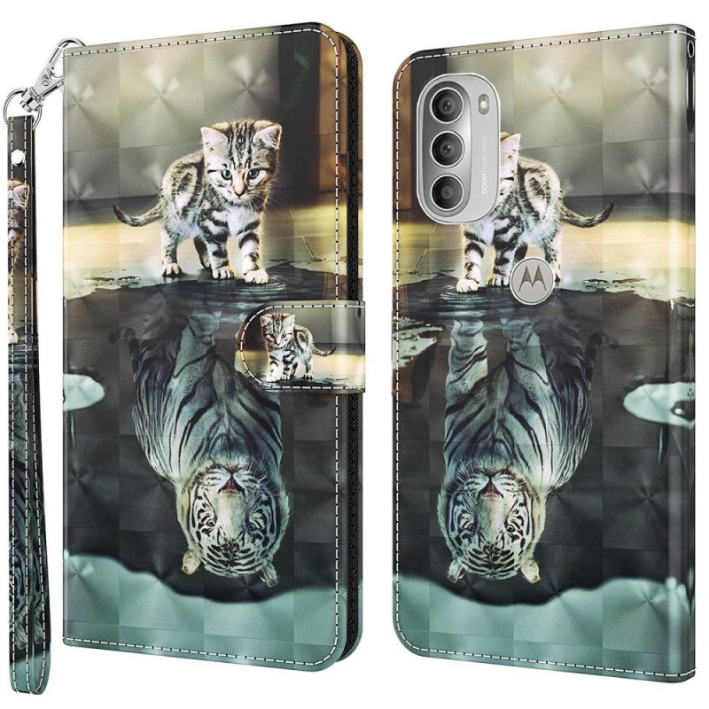 Flip Case Moto G51 5G Ernest The Tiger