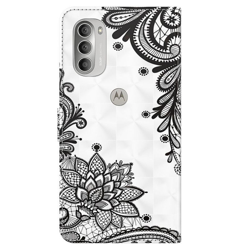 Kotelot Moto G51 5G Chic Lace