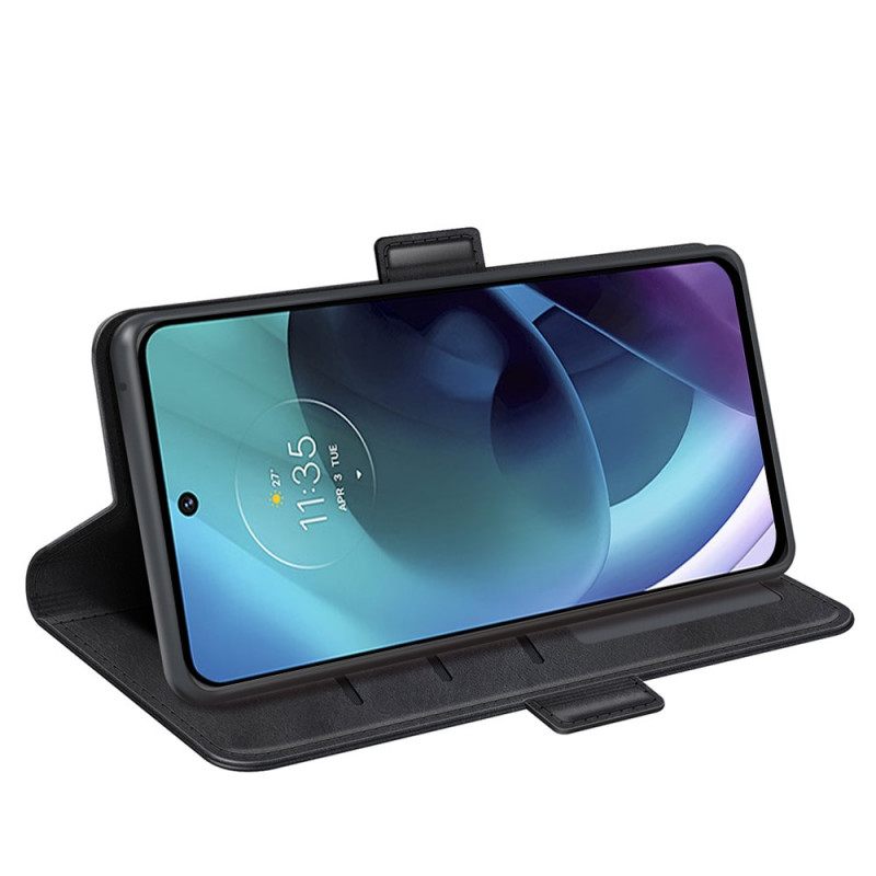 Kotelot Moto G51 5G Double Flap