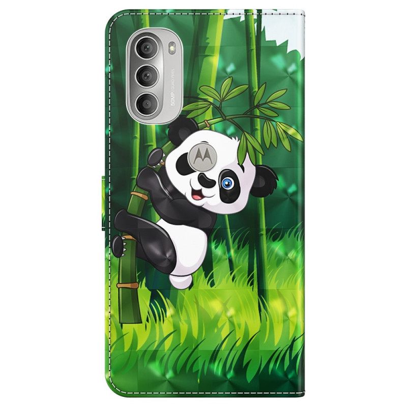 Kotelot Moto G51 5G Panda Ja Bamboo