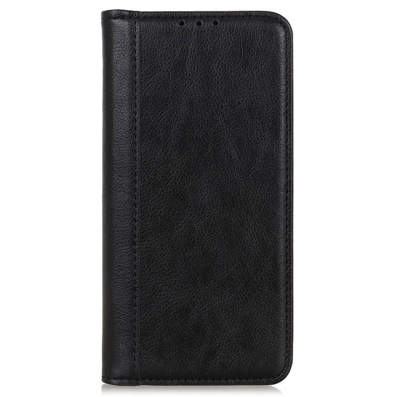 Puhelinkuoret Moto G51 5G Kotelot Flip Elegance Split Litchi Leather