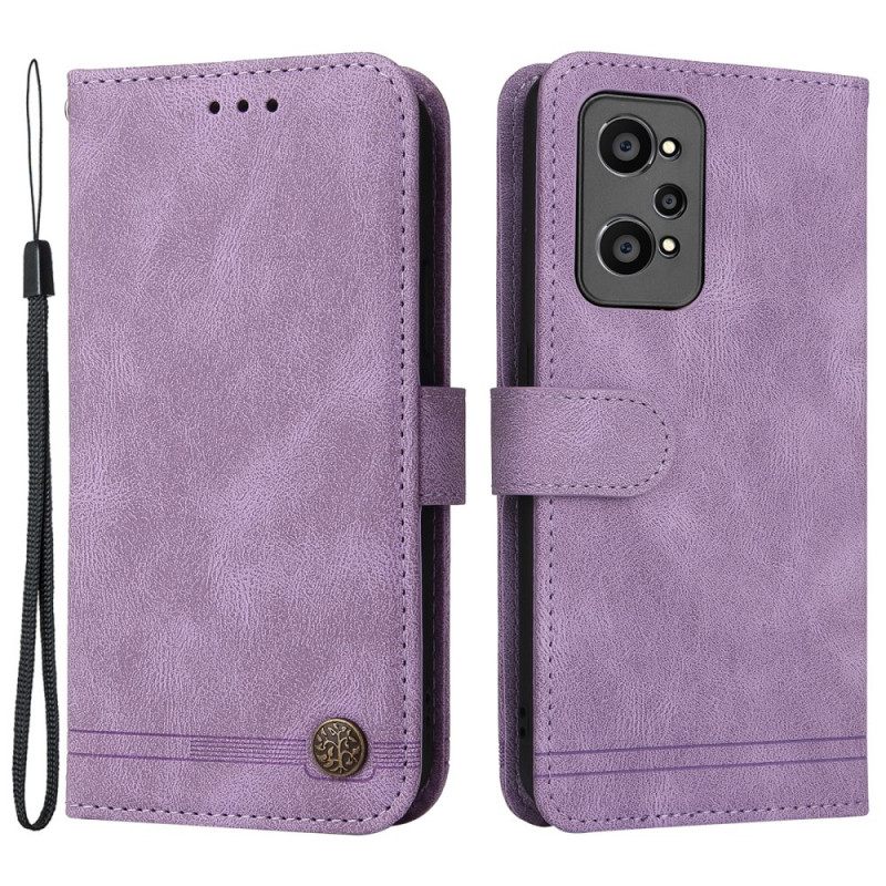 Flip Case Realme GT Neo 3T / Neo 2 Faux Leather Niitti Ja Nauha