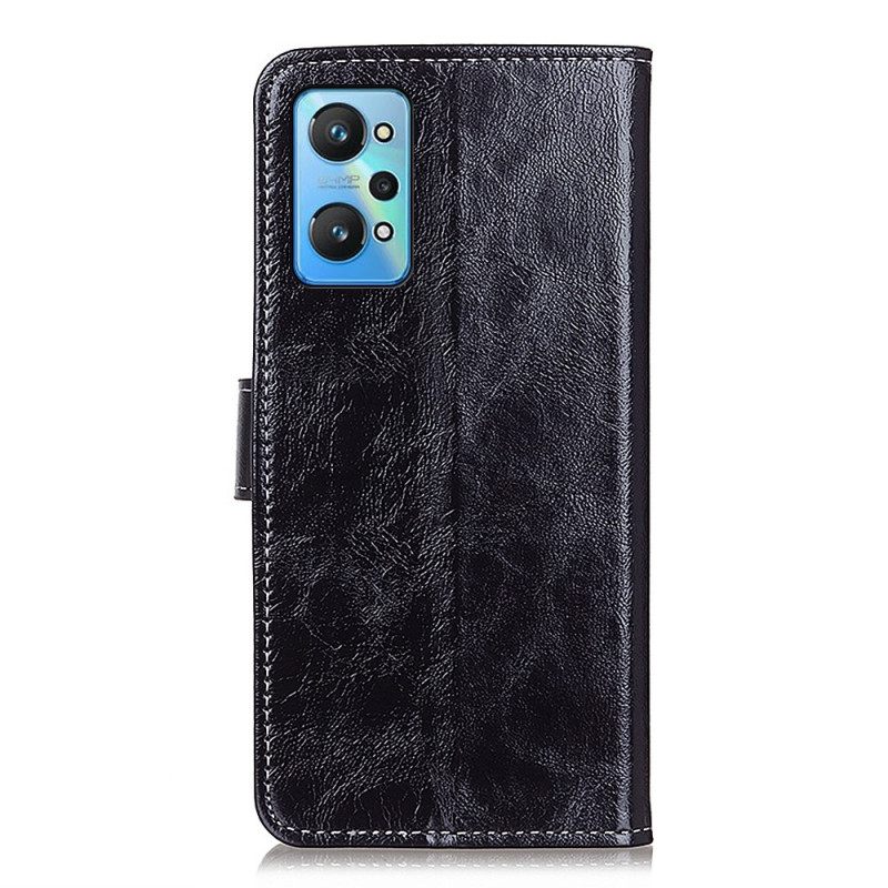 Flip Case Realme GT Neo 3T / Neo 2 Loistavat Ja Avoimet Saumat