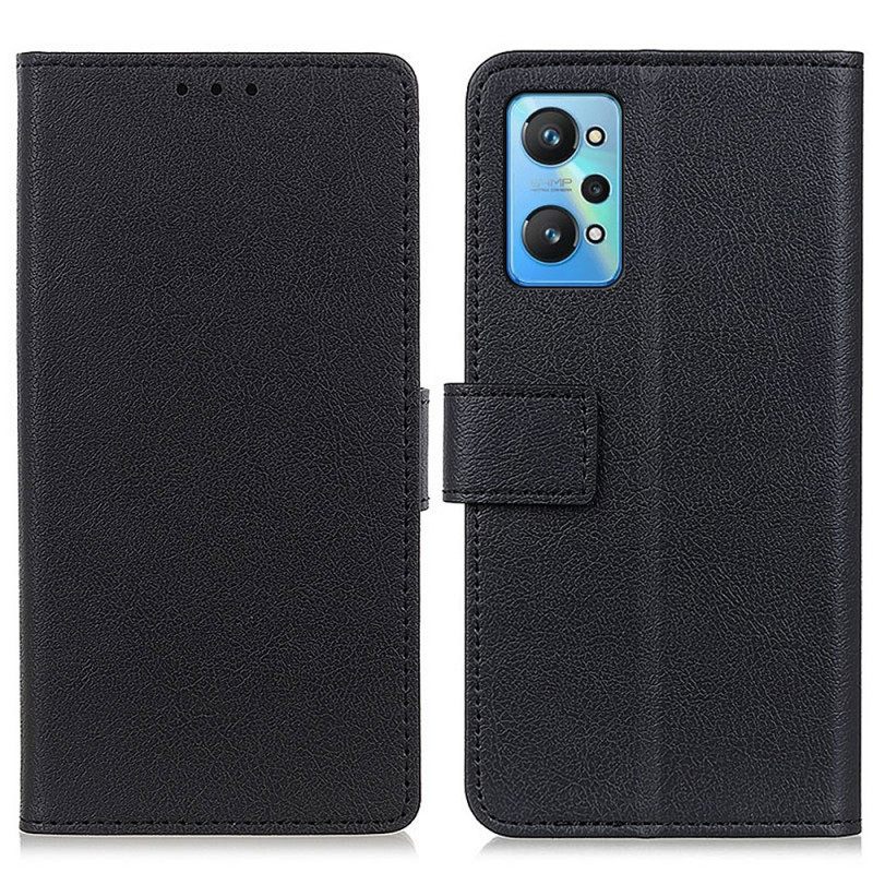 Flip Case Realme GT Neo 3T / Neo 2 Premium Litchi Faux Leather