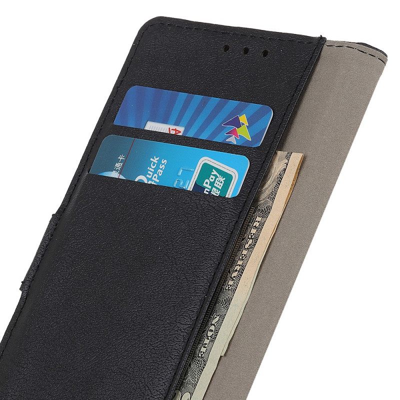 Flip Case Realme GT Neo 3T / Neo 2 Premium Litchi Faux Leather