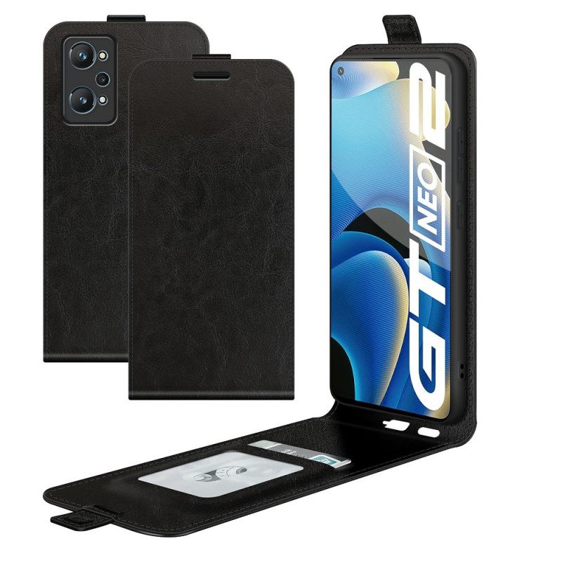 Nahkakotelo Realme GT Neo 3T / Neo 2 Kotelot Flip Vertical Flap Leather Effect