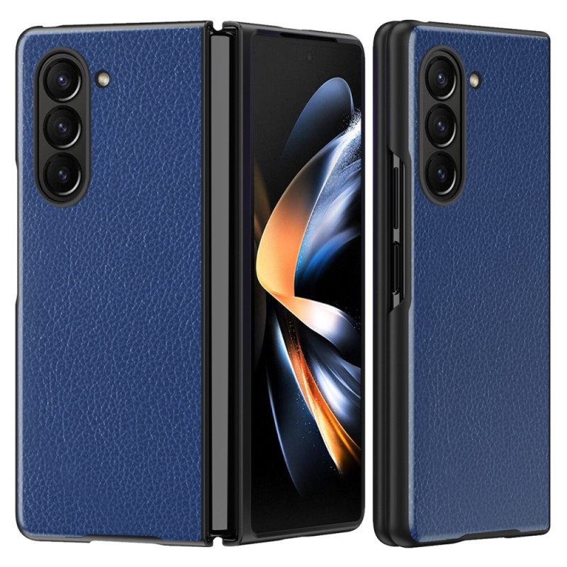 Kuori Samsung Galaxy Z Fold 6 Litsi Keinonahkaa