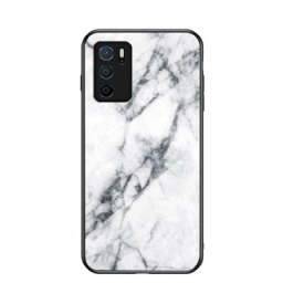 Case Oppo A16 / A16s Tempered Glass Marble Colors