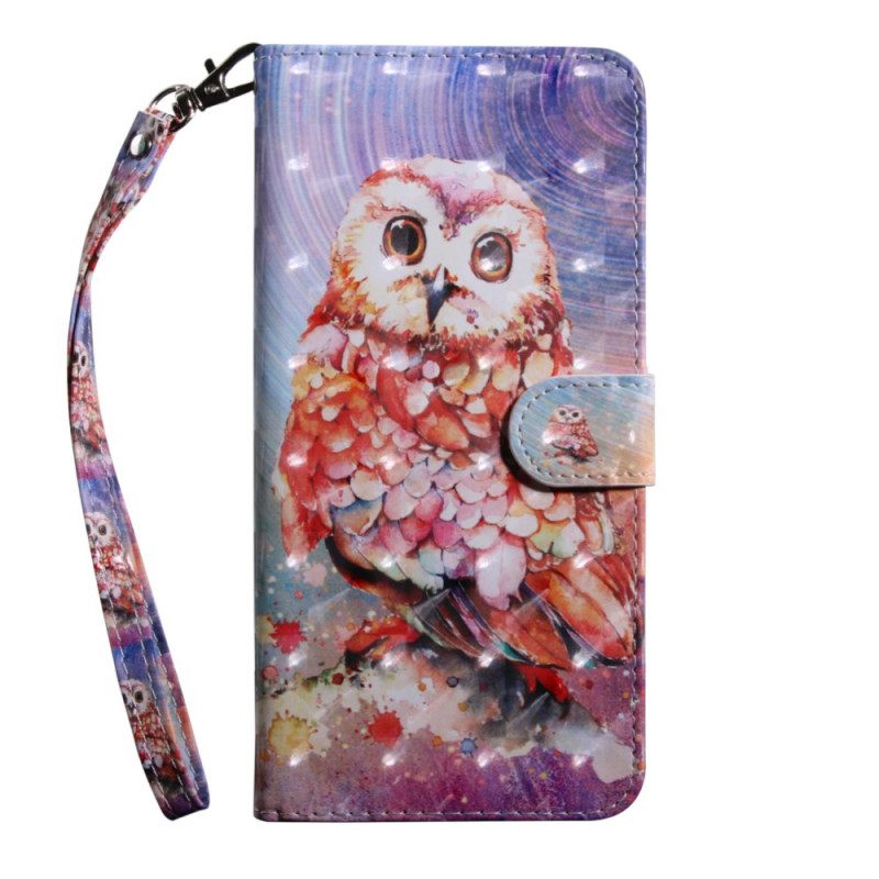 Kotelot Oppo A16 / A16s Owl The Painter