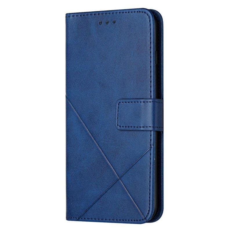 Kotelot Oppo A16 / A16s Style Leather Geo X Design