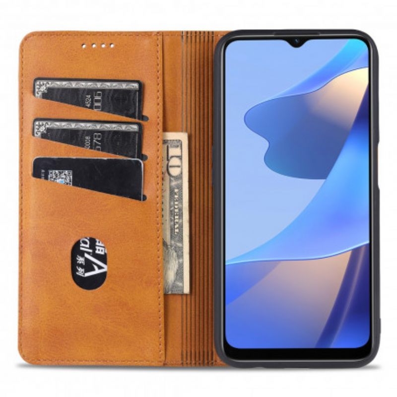 Puhelinkuoret Oppo A16 / A16s Kotelot Flip Style Leather Azns