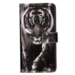 Kotelot Samsung Galaxy S23 Ultra 5G Suojaketju Kuori Strappy Night Tiger