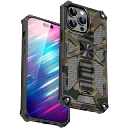 Case iPhone 14 Pro Max Camouflage Irrotettava Tuki