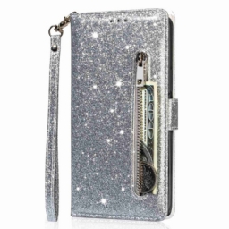 Flip Case iPhone 14 Pro Max Sequin Sequin Style