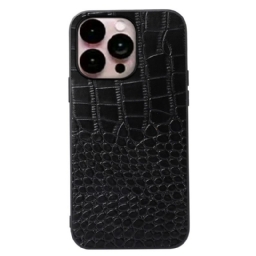 Kuori iPhone 14 Pro Max Crocodile Texture Aitoa Nahkaa