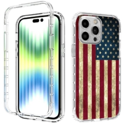 Kuori iPhone 14 Pro Max Enhanced American Flag