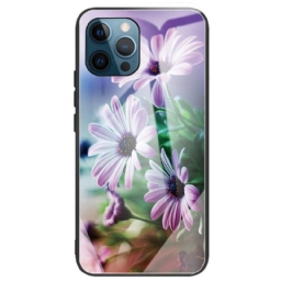 Kuori iPhone 14 Pro Max Tempered Glass Flowers