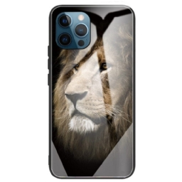 Kuori iPhone 14 Pro Max Tempered Glass Lion