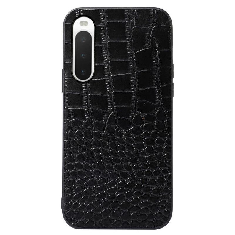 Case Sony Xperia 10 IV Aito Crocodile Texture Nahka