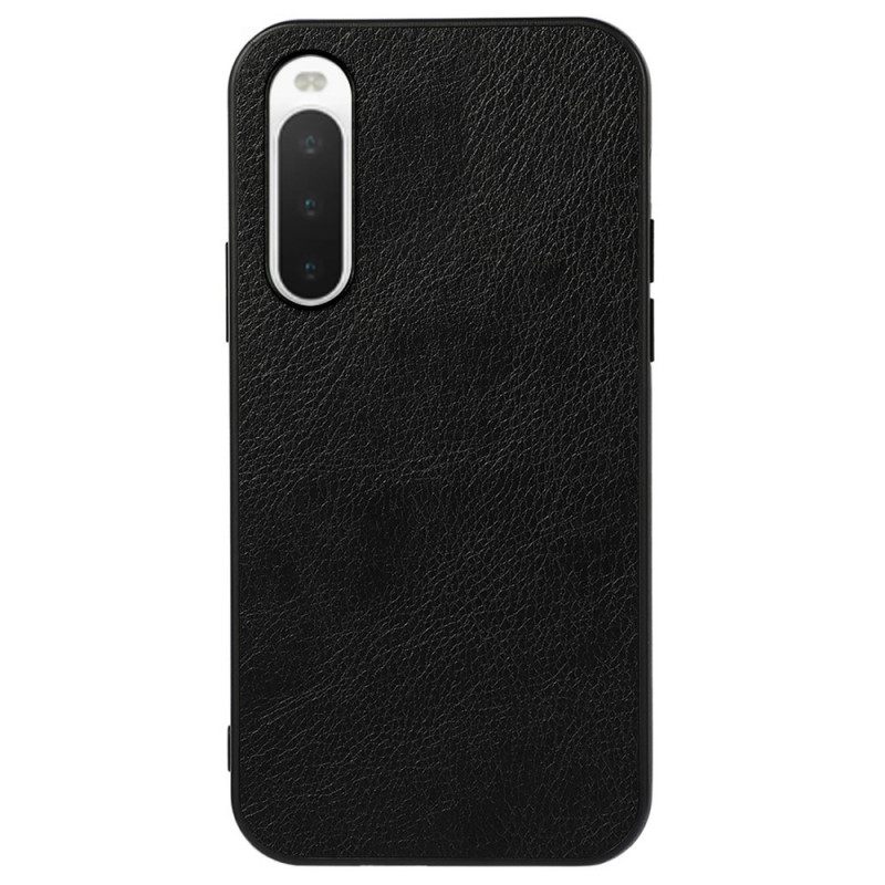 Case Sony Xperia 10 IV Litchin Nahkatyyli