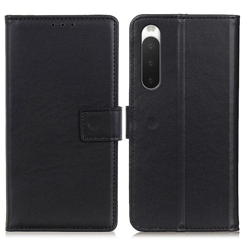 Nahkakotelo Sony Xperia 10 IV Simple Faux Leather