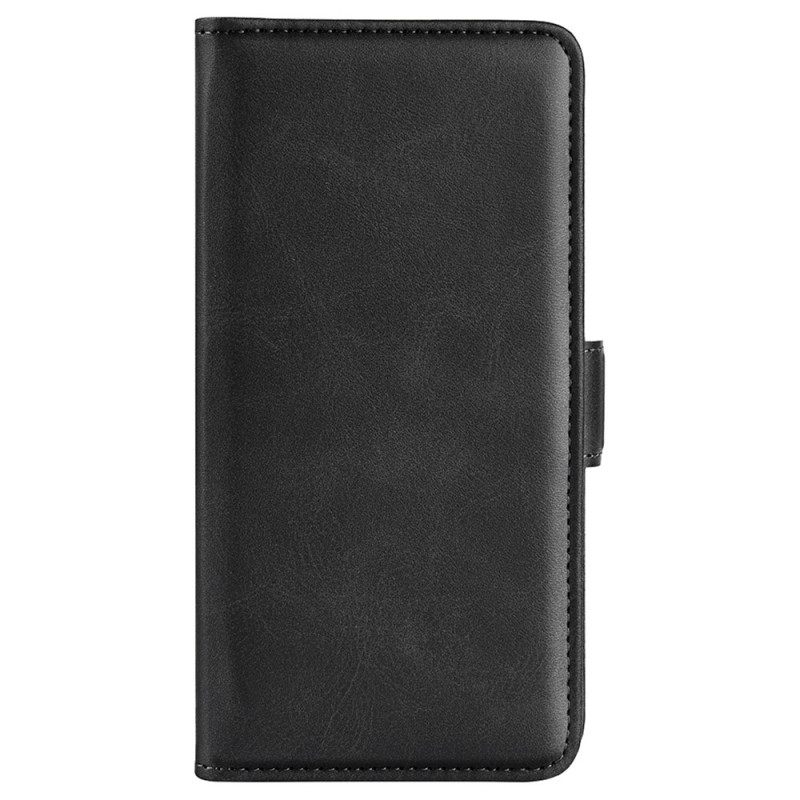 Kotelot Realme C30 Faux Leather Teksturoitu Kaksoislukko