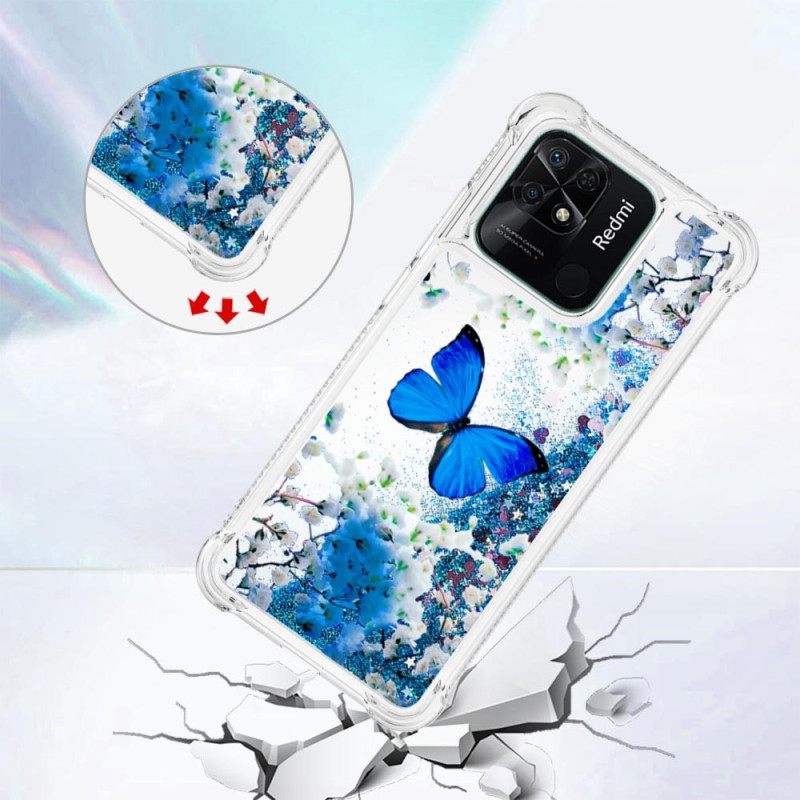 Case Xiaomi Redmi 10C Glitter Butterflies