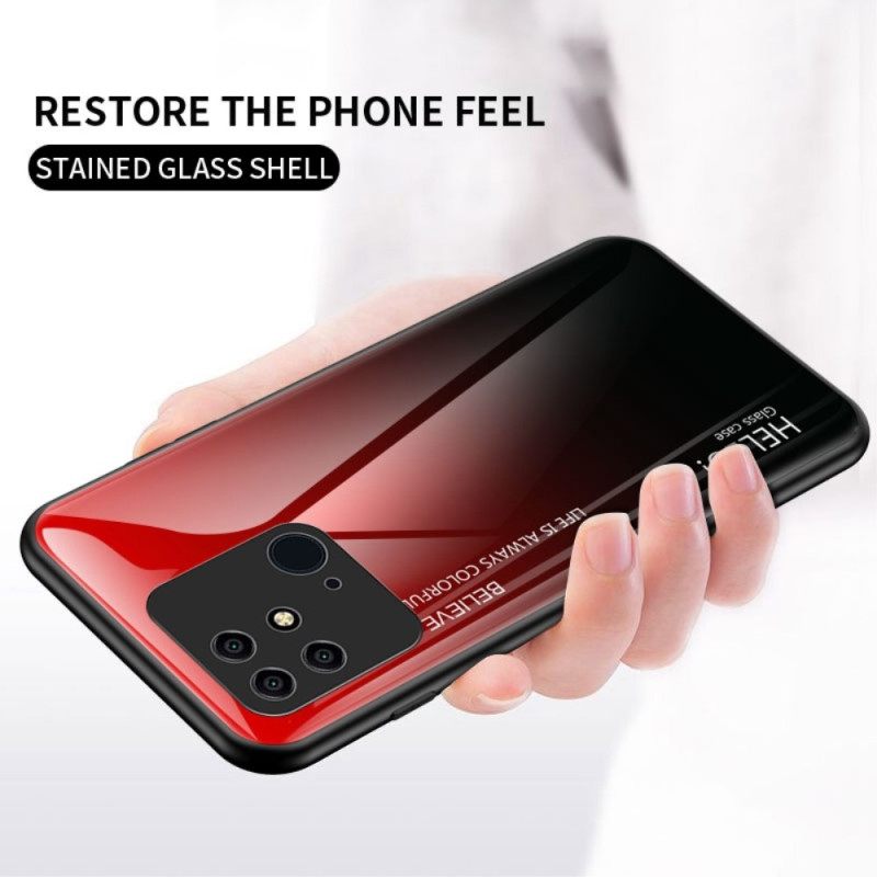 Case Xiaomi Redmi 10C Tempered Glass Hei