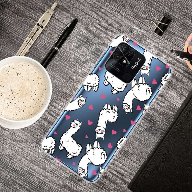 Case Xiaomi Redmi 10C Transparent Multiple Lamas