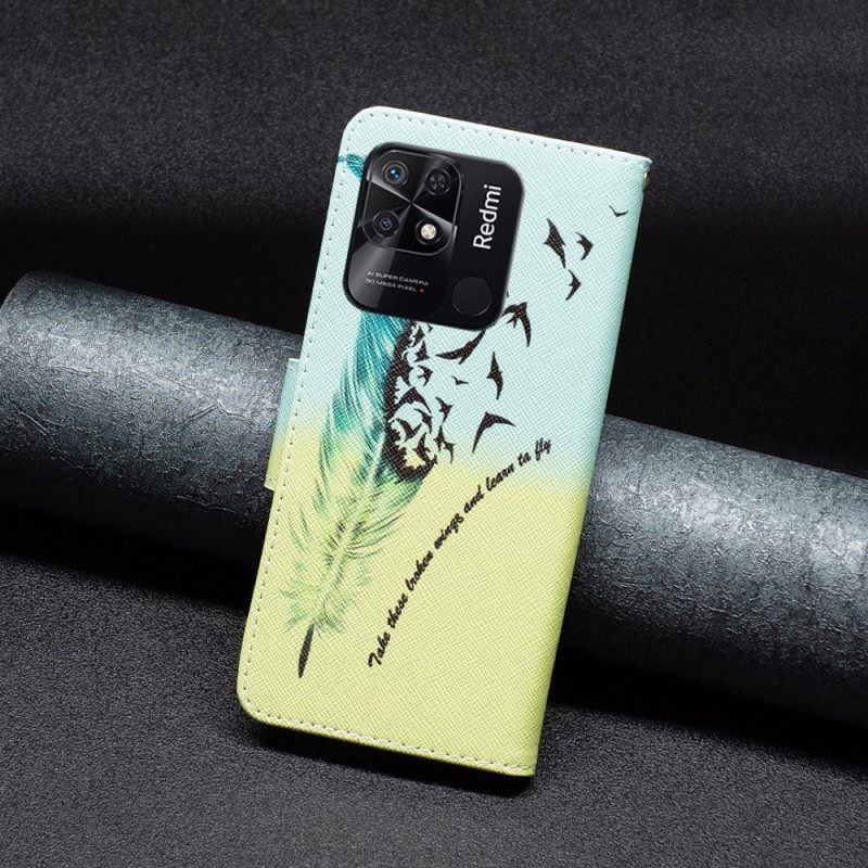 Flip Case Xiaomi Redmi 10C Feather