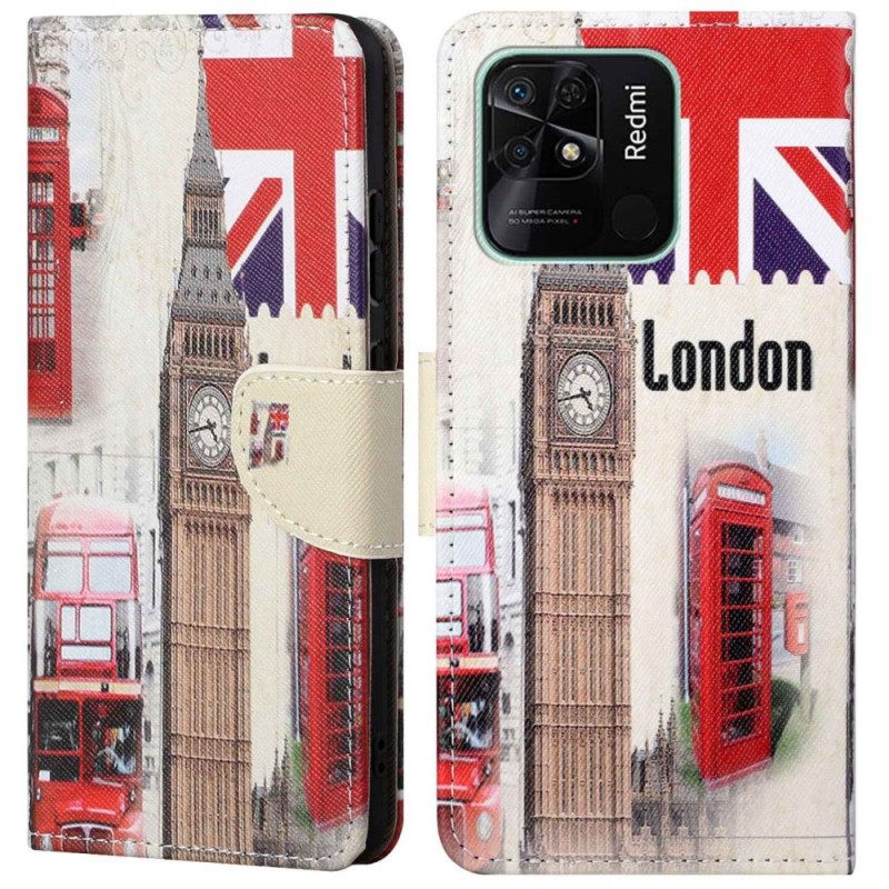 Flip Case Xiaomi Redmi 10C London Life